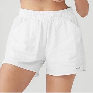 Alo White Alumni Shorts